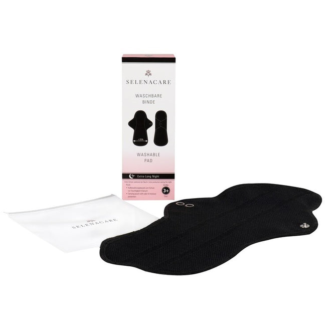 Serviette hygiénique lavable - Noir - T1