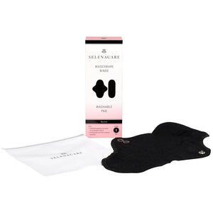 Serviette hygiénique lavable - Noir - T1