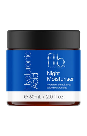 Crème de nuit hydratante - Acide hyaluronique - Feel Like Beauty - Visage - 60 ml