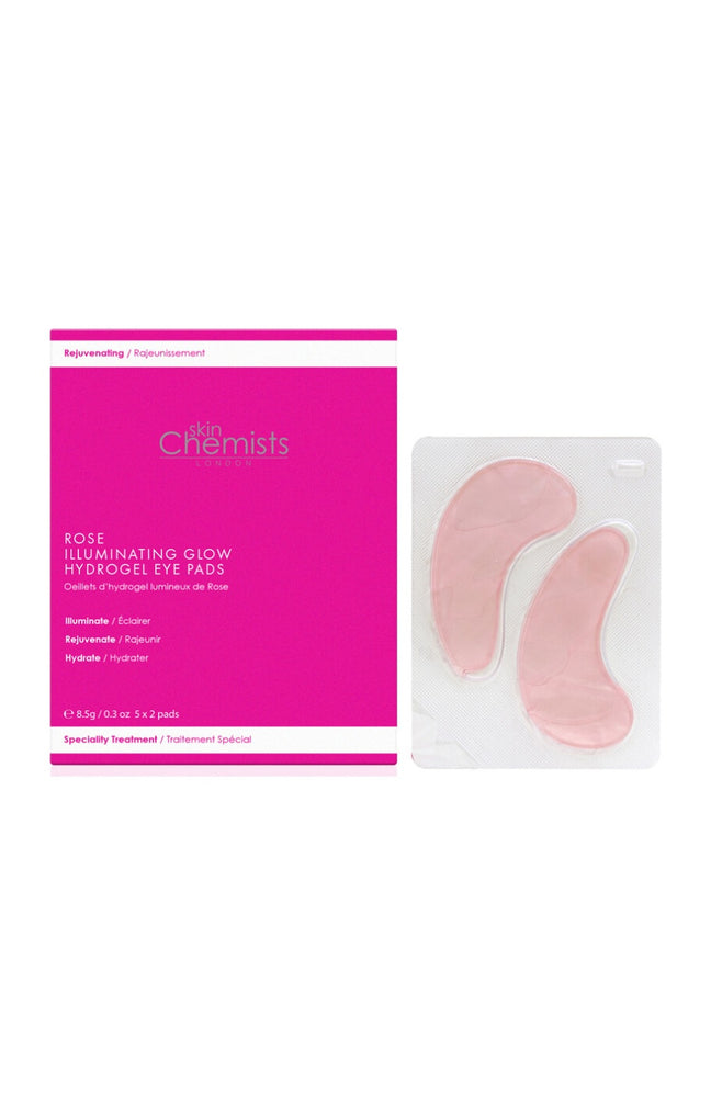 Patchs hydrogel illuminants - Rose Illuminating - Peaux ternes - 10 unités