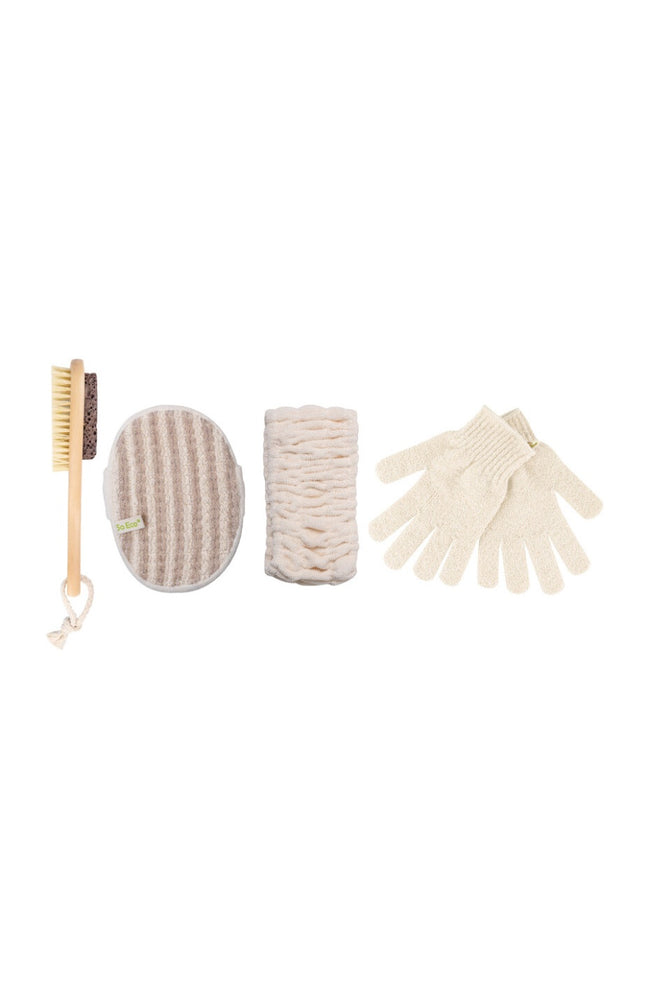 Coffret de bain exfoliant - Corps - 4 produits