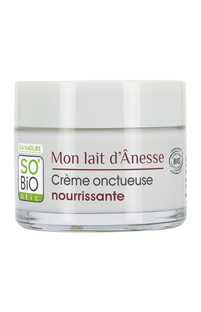 Crème nourrissante bio - Lait d'ânesse - Peaux sèches & très sèches