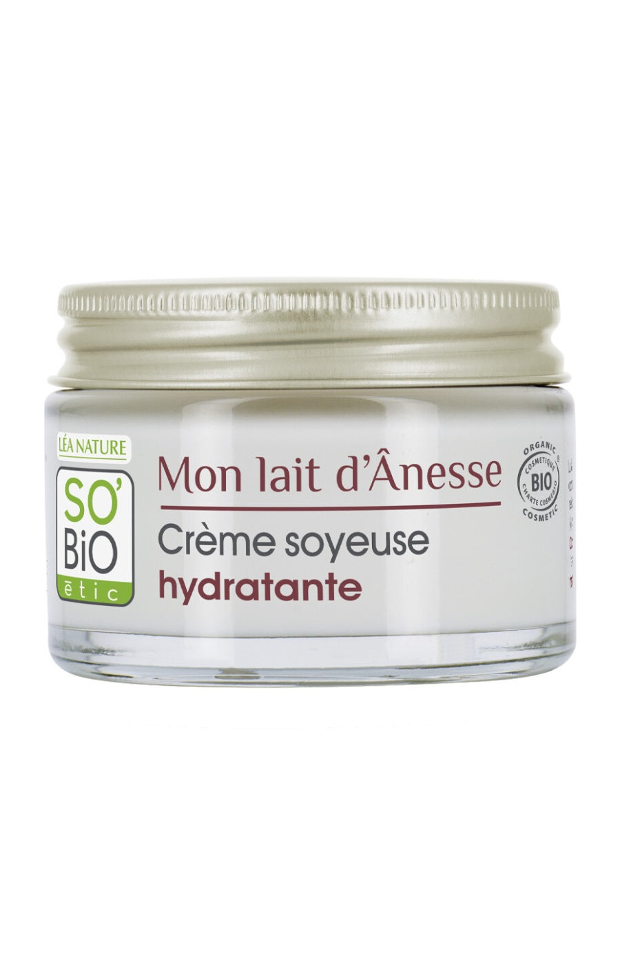 Crème hydratante bio - Lait d'ânesse - Tous types de peaux