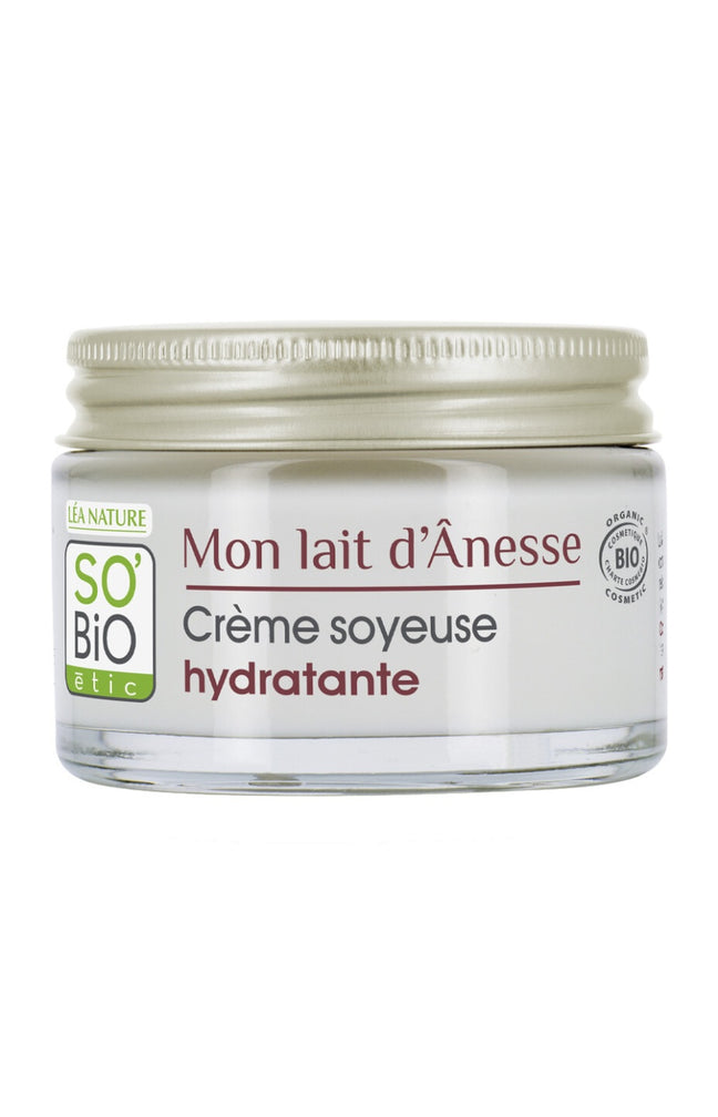 Crème hydratante bio - Lait d'ânesse - Tous types de peaux