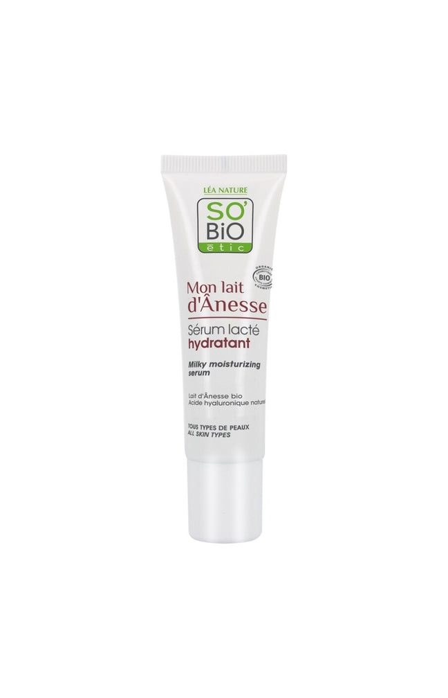 Sérum lacté hydratant bio - Lait d'ânesse - Visage