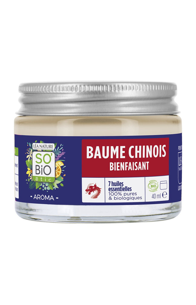 Baume chinois bienfaisant - 7 huiles essentielles bio - 40 ml
