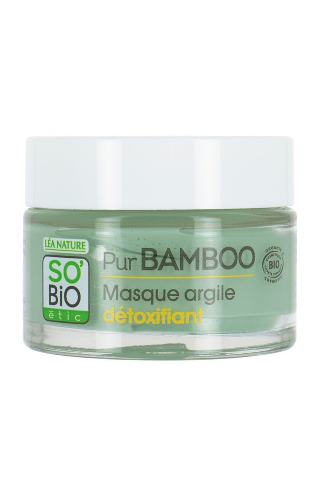 Masque à l'argile détoxifiant bio - Visage - Pur Bamboo