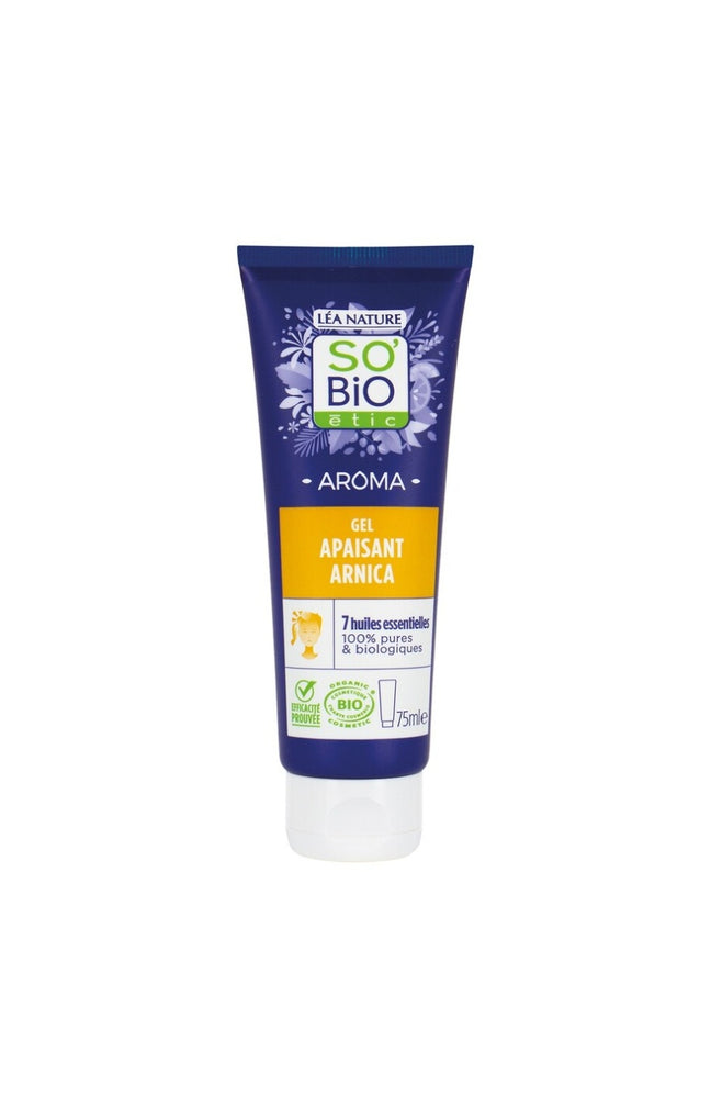 Gel apaisant à l'arnica bio - 7 huiles essentielles - 75 ml