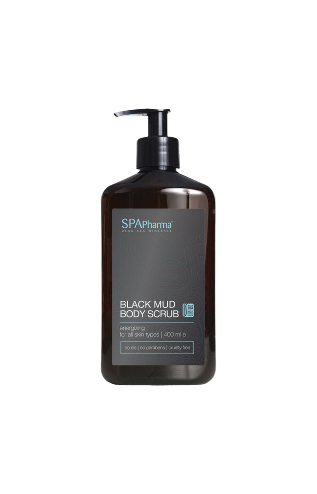 Gommage énergisant - Boue noire - Corps - 400 ml