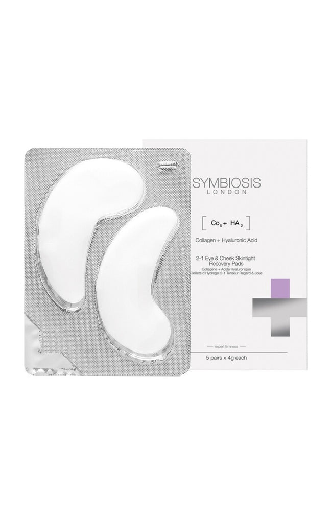 Patchs yeux hydrogel - Acide hyaluronique & aloe vera - 5 paires