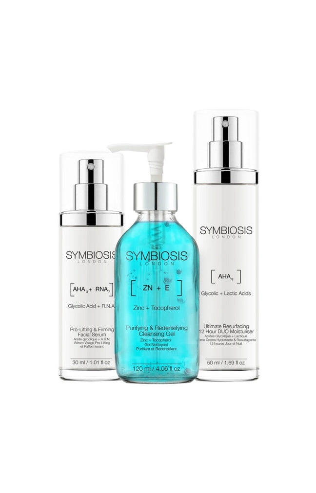 Routine restructurante - Zinc & acide glycolique - Visage - 3 produits