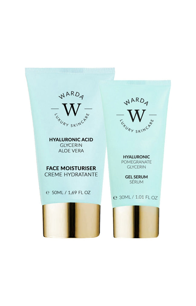 Crème & gel-sérum hydratants - Acide hyaluronique - Visage