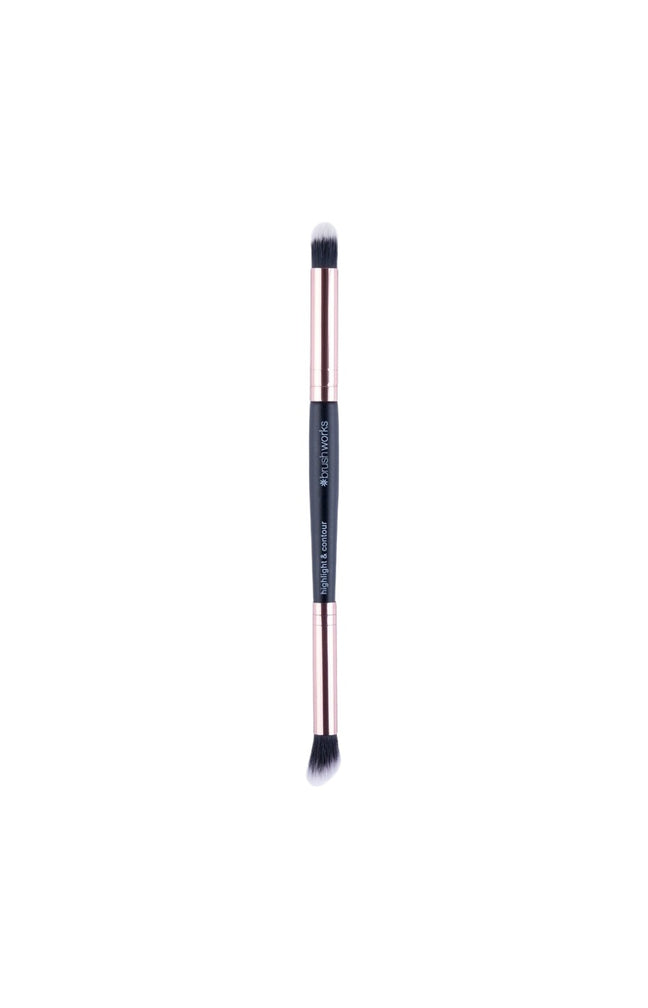 Pinceau double embout - Contouring & enlumineur - Teint