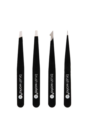 Kit de 4 pinces à épiler - Noir