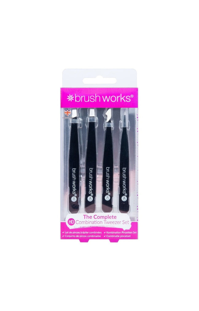 Kit de 4 pinces à épiler - Noir