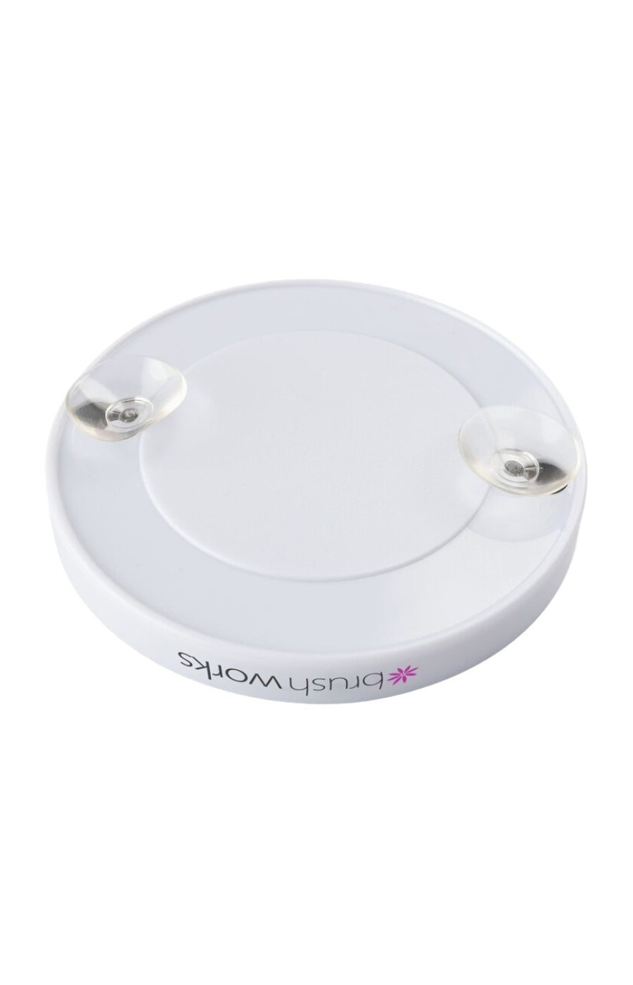 Miroir de poche grossissant à ventouses