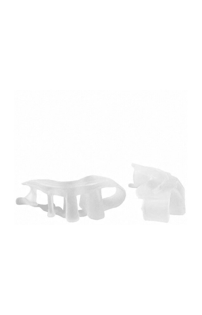 2 séparateurs d'orteils en silicone - Transparent