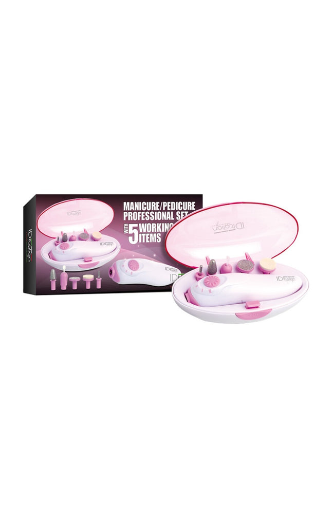 Set professionnel manucure & pédicure - 5 embouts