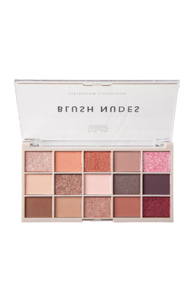 Palette de 15 ombres à paupières - Blush Nudes