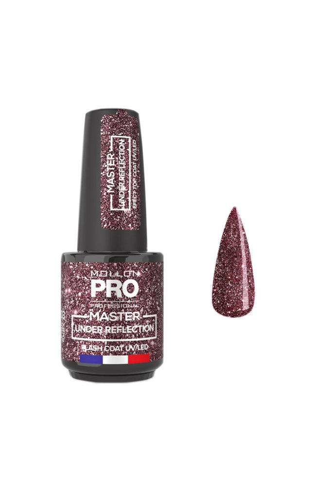 Top coat semi-permanent pailleté - Under Reflection - 12 ml
