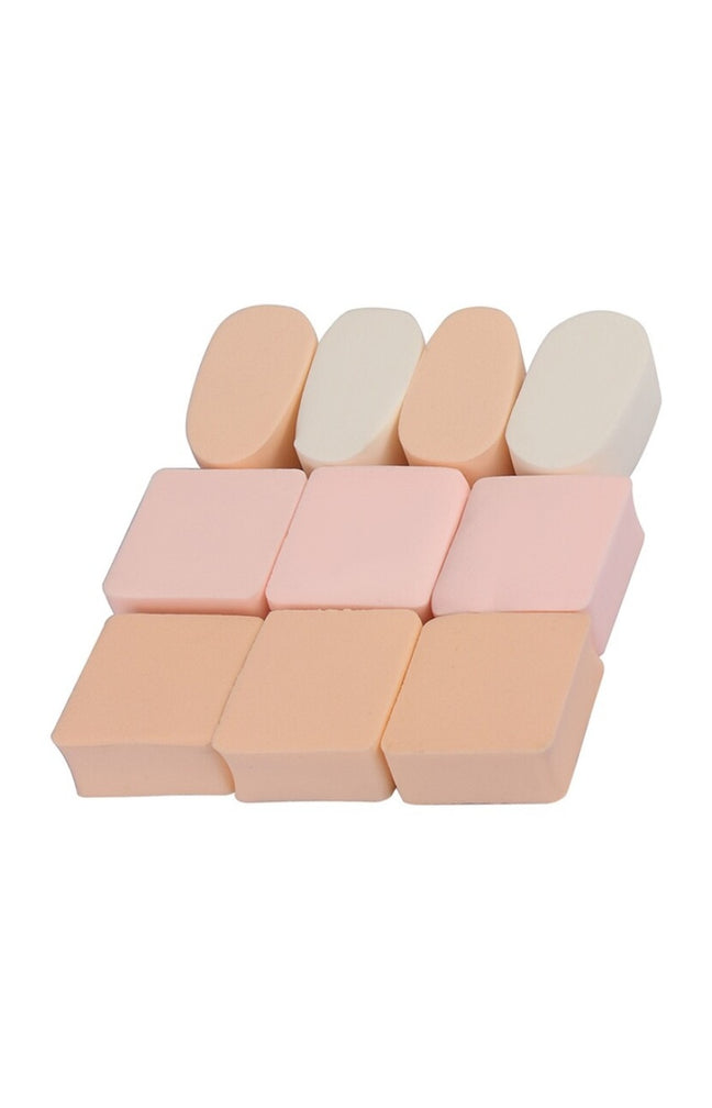 Lot de 10 éponges à maquillage - Teint