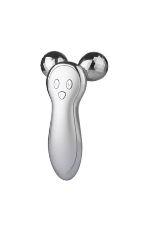 Roller vibrant 3D - Argenté - Visage