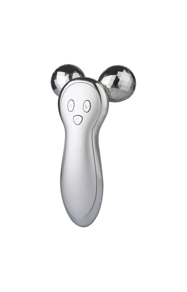 Roller vibrant 3D - Argenté - Visage
