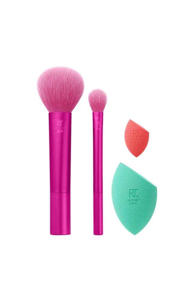 Set de 4 pinceaux & accessoires - Teint