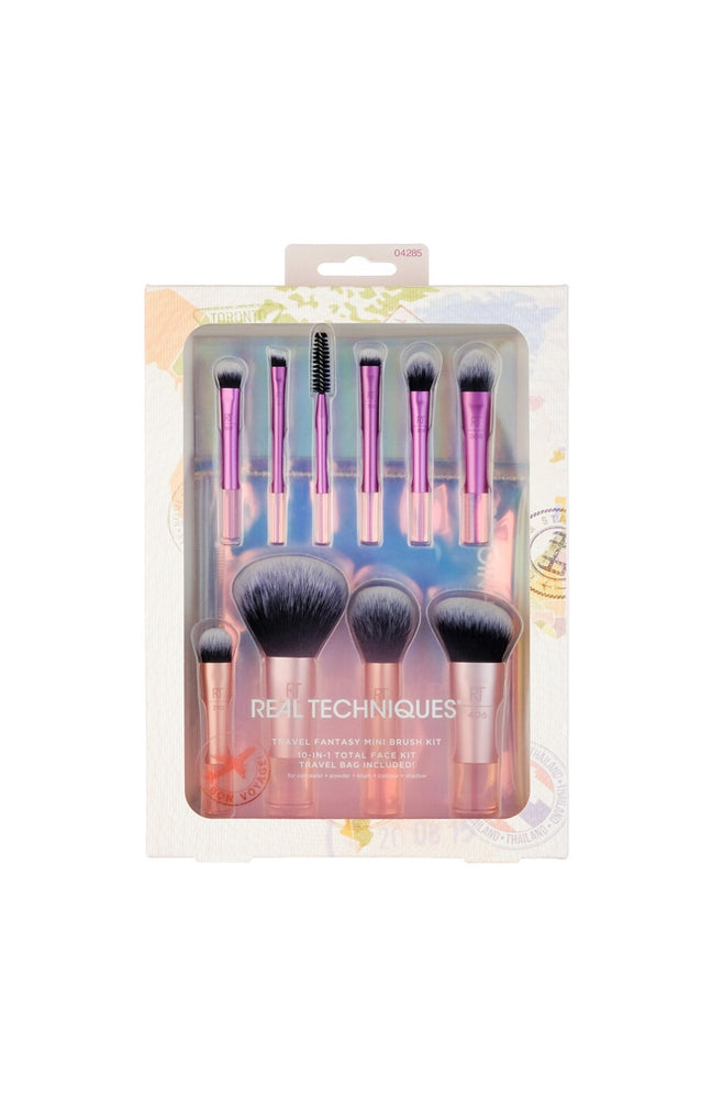 Set de 10 mini pinceaux - Teint & yeux