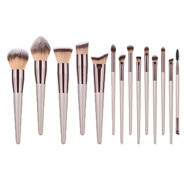 Set de 14 pinceaux professionnels - Teint & yeux