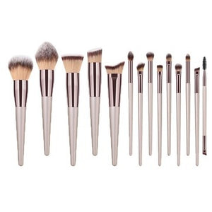 Set de 14 pinceaux professionnels - Teint & yeux