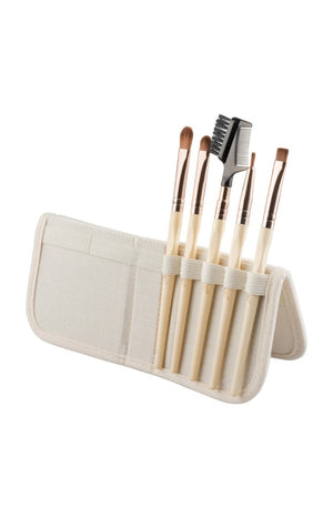 Kit de 4 pinceaux yeux et une brosse-peigne