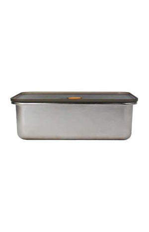 Boite en inox avec couvercle en plastique - 2.3 L