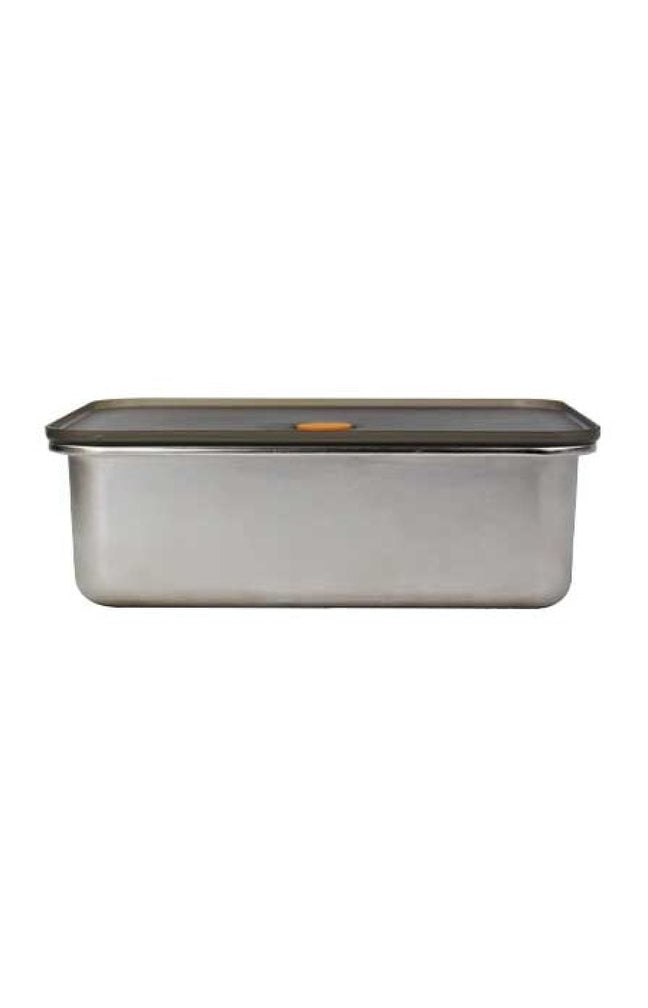Boite en inox avec couvercle en plastique - 2.3 L