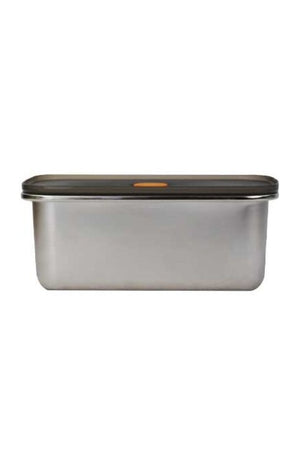 Boite en inox avec couvercle en plastique - 1 L