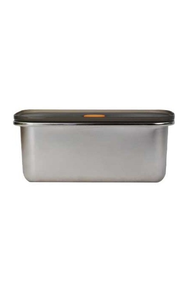 Boite en inox avec couvercle en plastique - 1 L