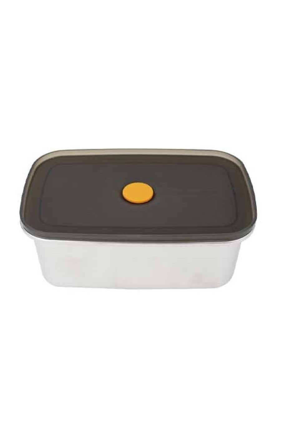 Boite en inox avec couvercle en plastique - 1 L