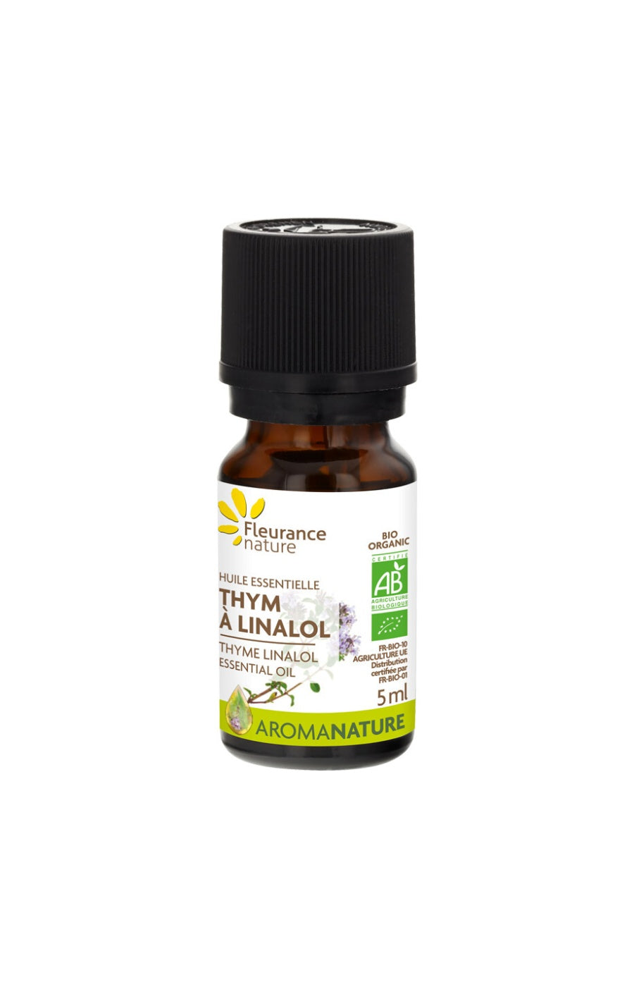 Huiles essentielles bio - Thym à Linalol - 2 x 10 ml