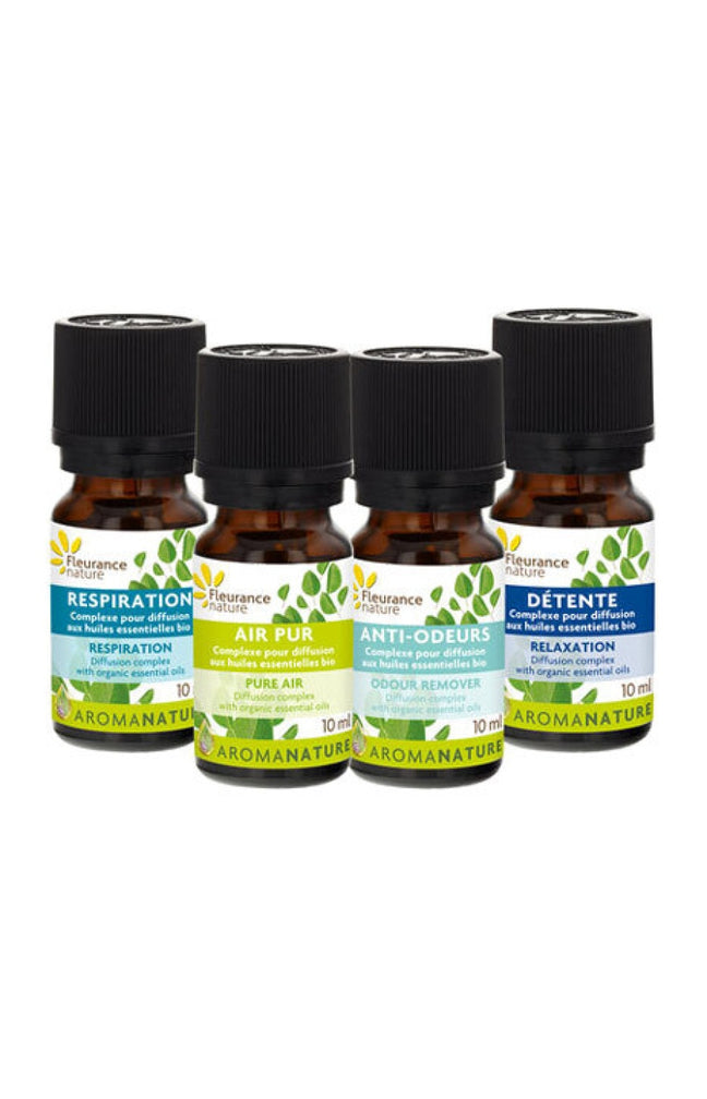 Kit pour diffusion - 4 huiles essentielles bio