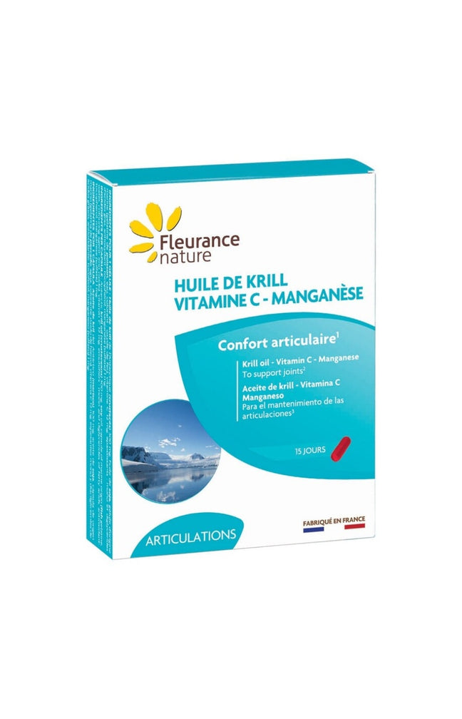 Maintien des articulations - Krill, vitamine C & manganèse - 15 jours