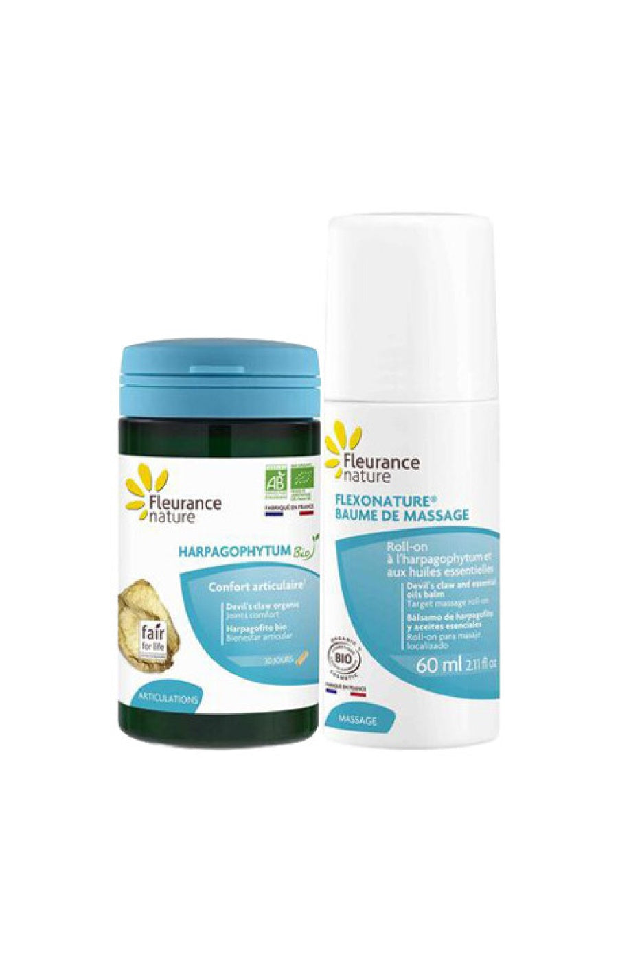 Duo bien-être articulations - Harpagophytum - Cure & baume de massage