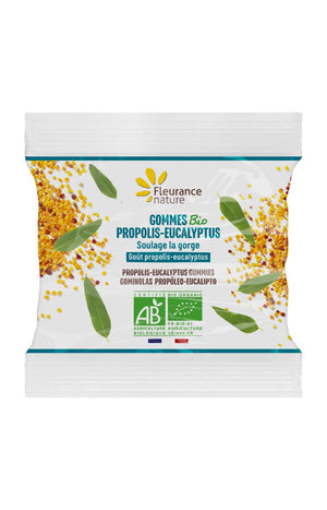 Recharges gommes propolis-eucalyptus bio - Soulage la gorge - 3 x 35 g