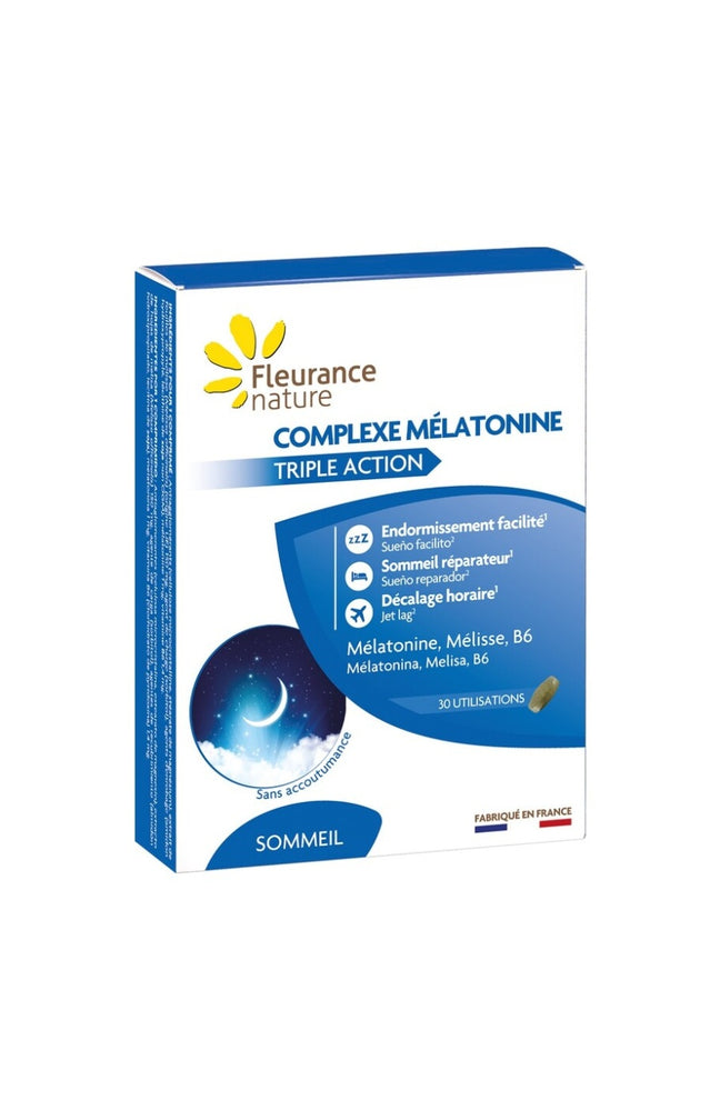 Complexe mélatonine - Réduction du temps d'endormissement - 1 mois