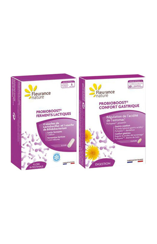 Duo bien-être intestinal - Confort gastrique & ferments lactiques - 1 mois