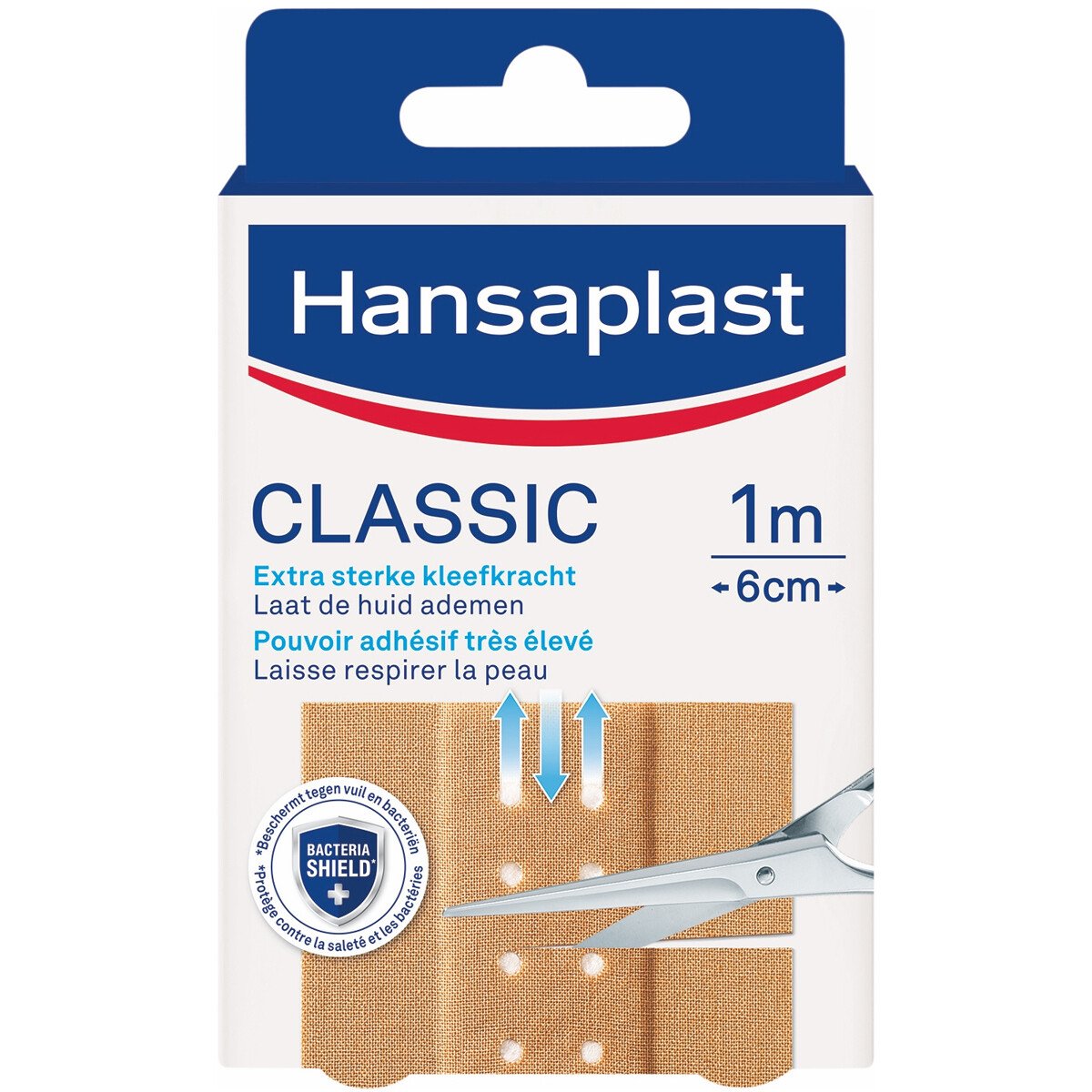 Bandes de pansements flexibles - Classic - 1 m x 6 cm
