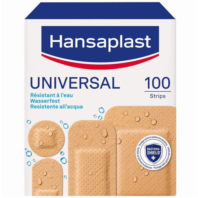 Pansements waterproof - Universal - 100 unités