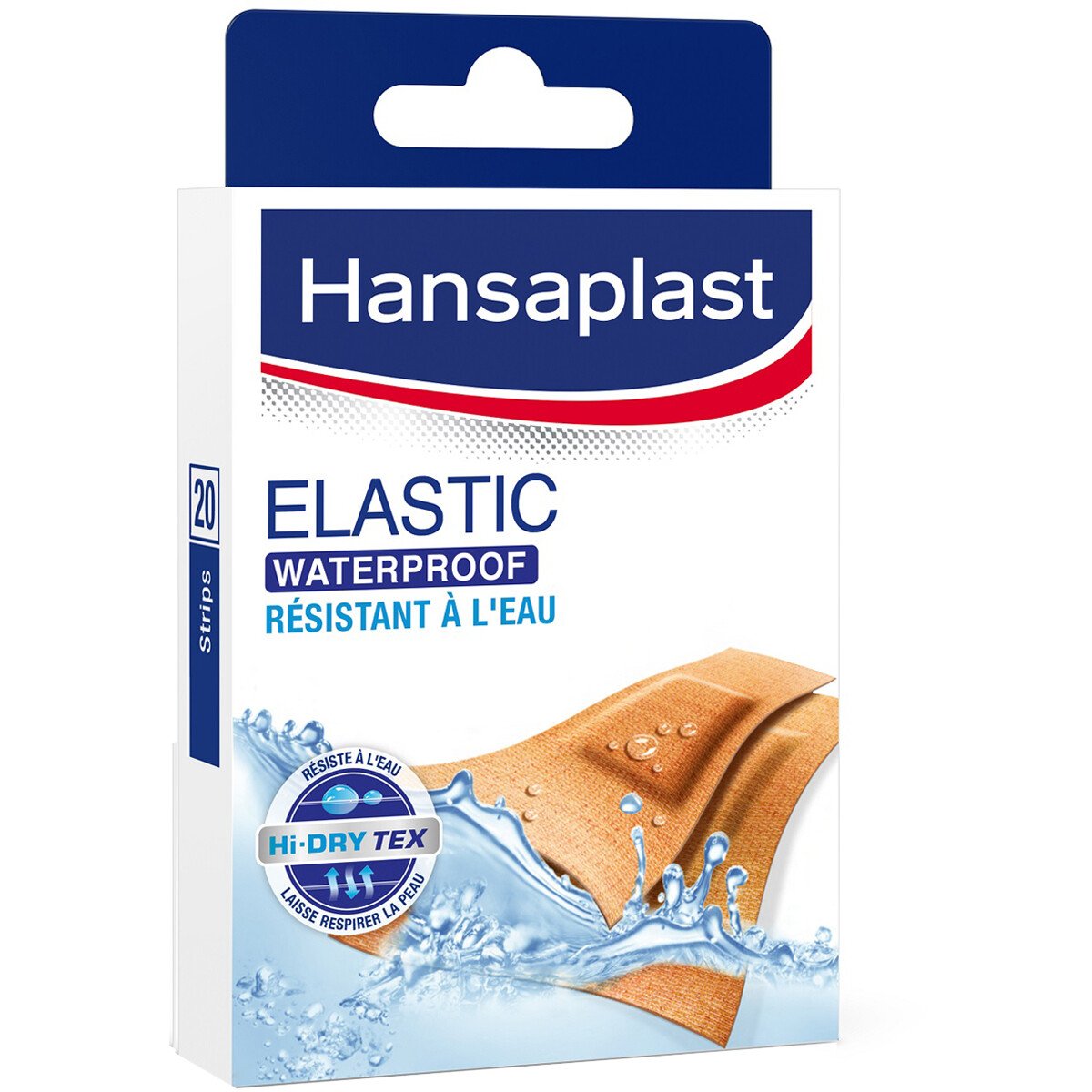 Pansements waterproof - Elastic - 20 unités
