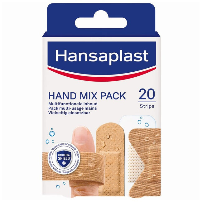 Pansements multiusage spécial mains - Waterproof - 20 unités