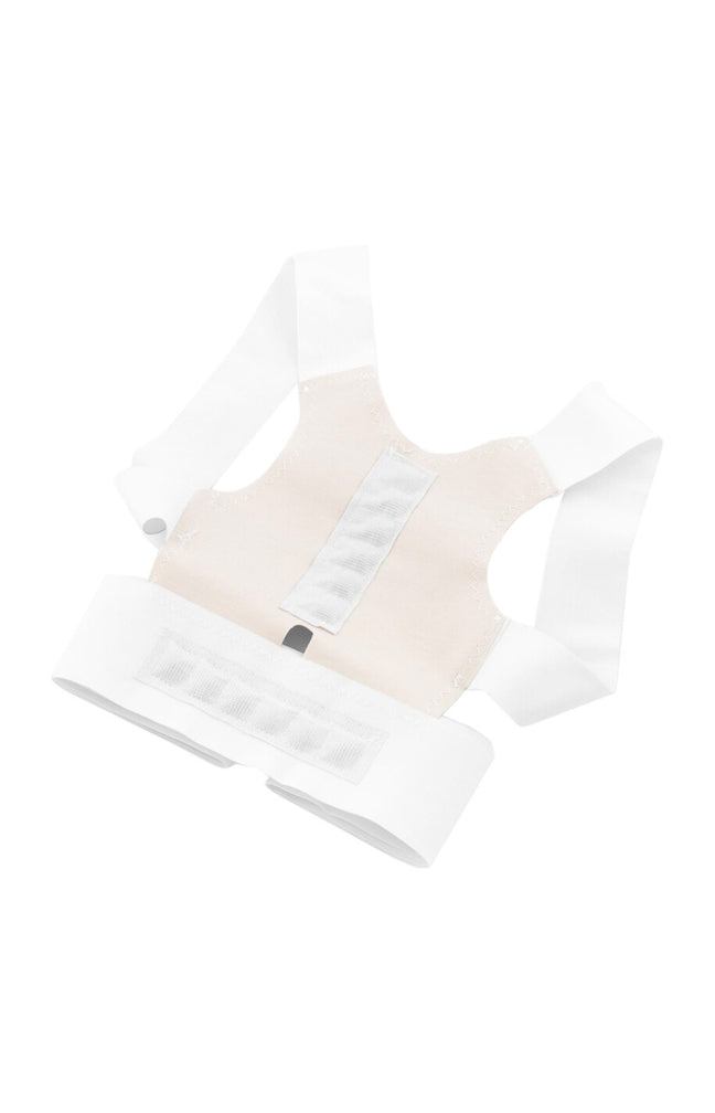 Correcteur de posture magnétique - Dos - Blanc & beige
