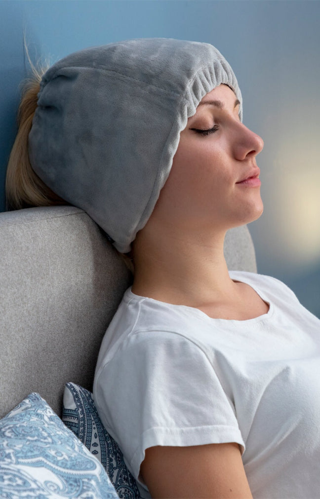 Bonnet migraine et relaxation - Gris
